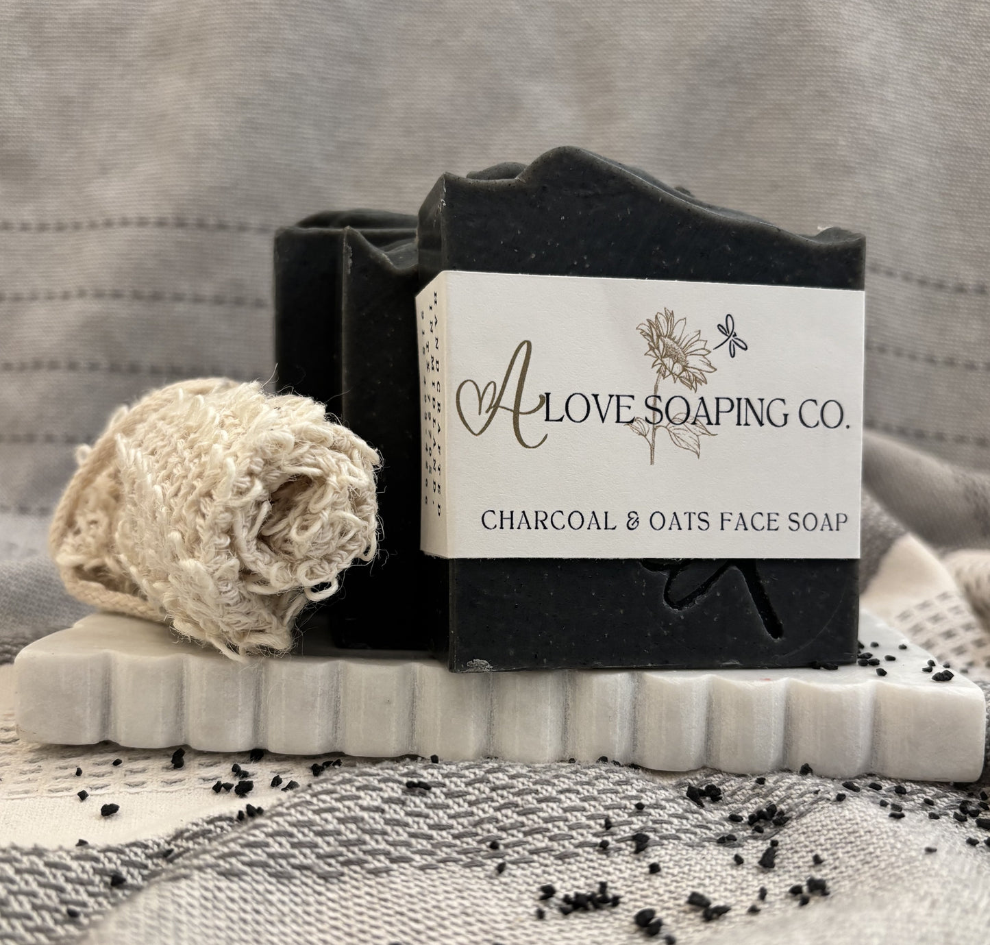 Charcoal & Oats Facial Soap